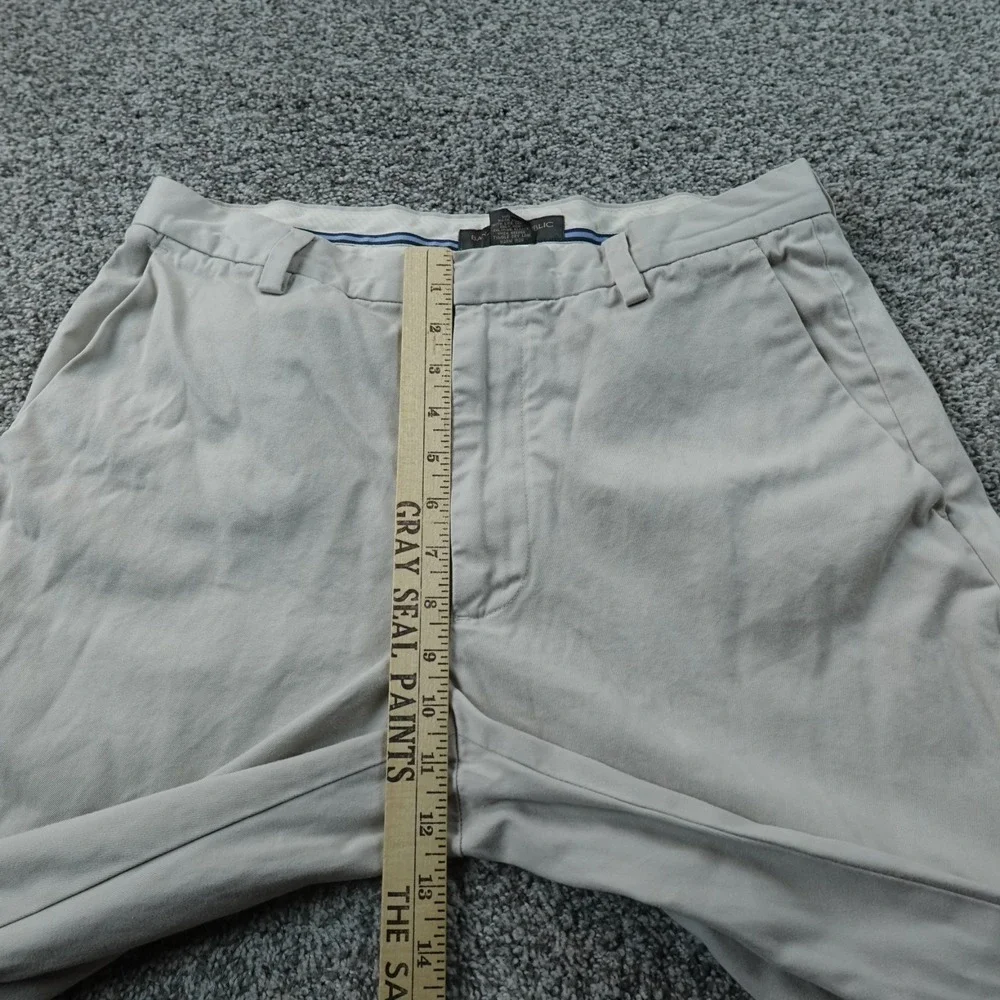 Banana Republic Pants Mens 32X34 Beige Tan Khaki Dawson Chino Trouser Flat Front